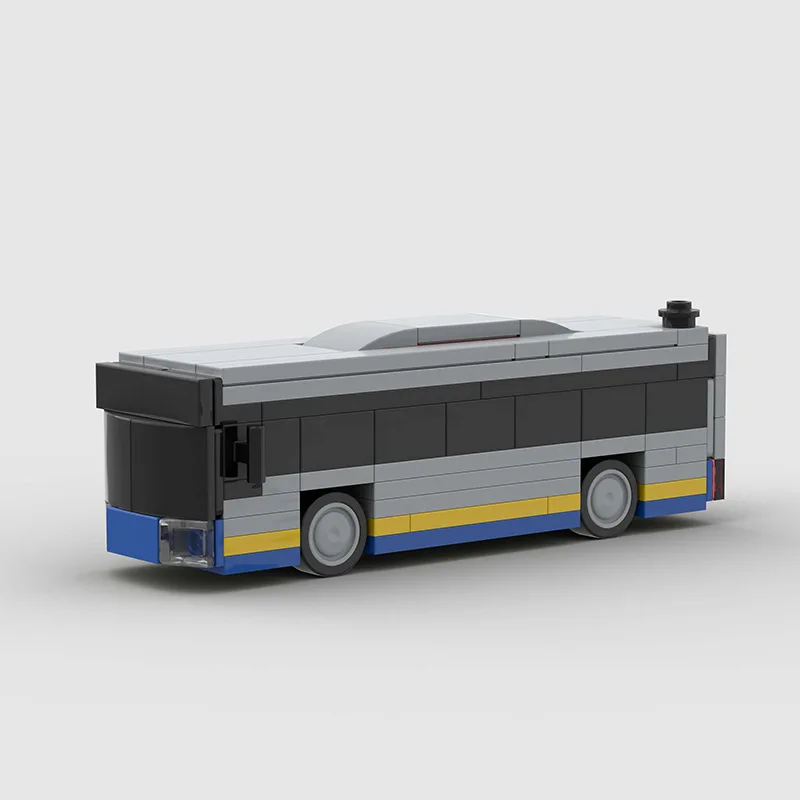 

Turin bus bus moc compatible LEGO small particles children's toys DIY building block educational toys wholesale