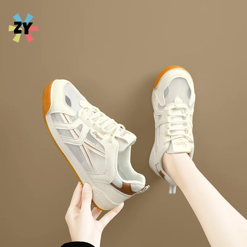 

Sports Shoes Women's Shoes Spring and Autumn New Lace Up Platform Sports Shoes Outdoor Running Casual Shoe Breathable shoe