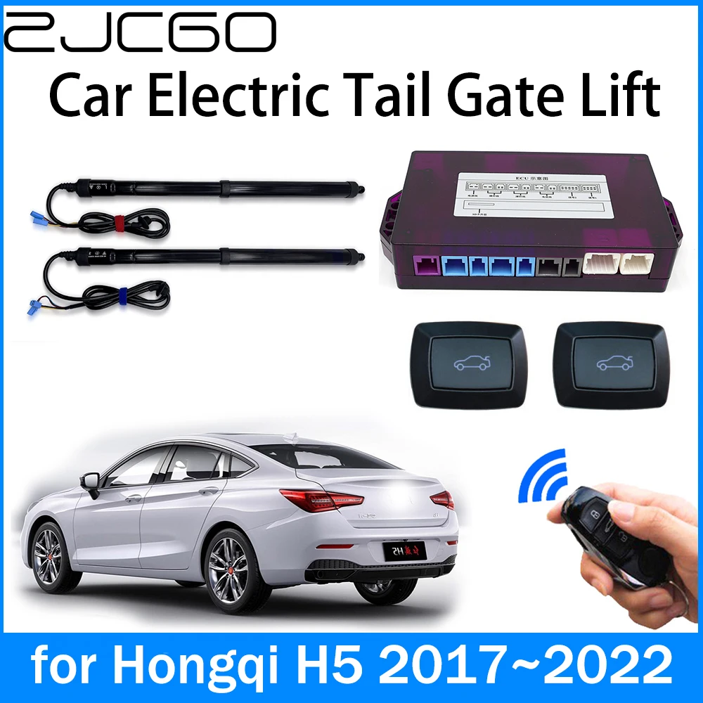 ZJCGO Car Power Trunk Electric Suction Tailgate Intelligent Tail Gate Lift Strut for Hongqi H5 2017 2018 2019 2020 2021 2022