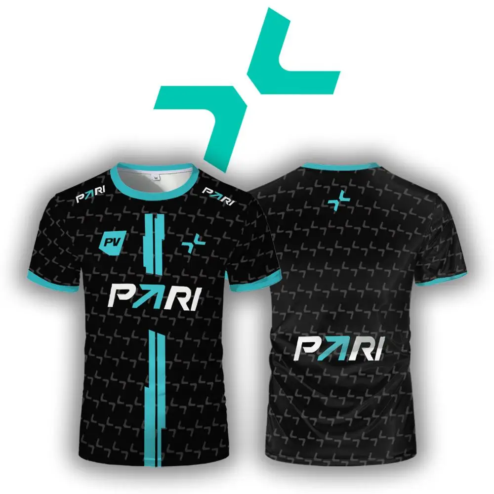 PARIVISION Esports Club 2025, neue Teamuniform CS2 DOTA2 Pro League Player Training, atmungsaktives Trikot, kurzärmeliges Herren-T-Shirt