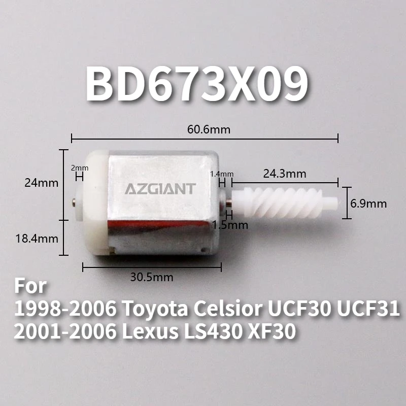 FC282 DC Power For Nissan Fairlady Z Z32 Z33 Cefiro A32 A33 300zx Quest  350Z 3.5L V6 Primera P10 Car Central Door Lock Motor