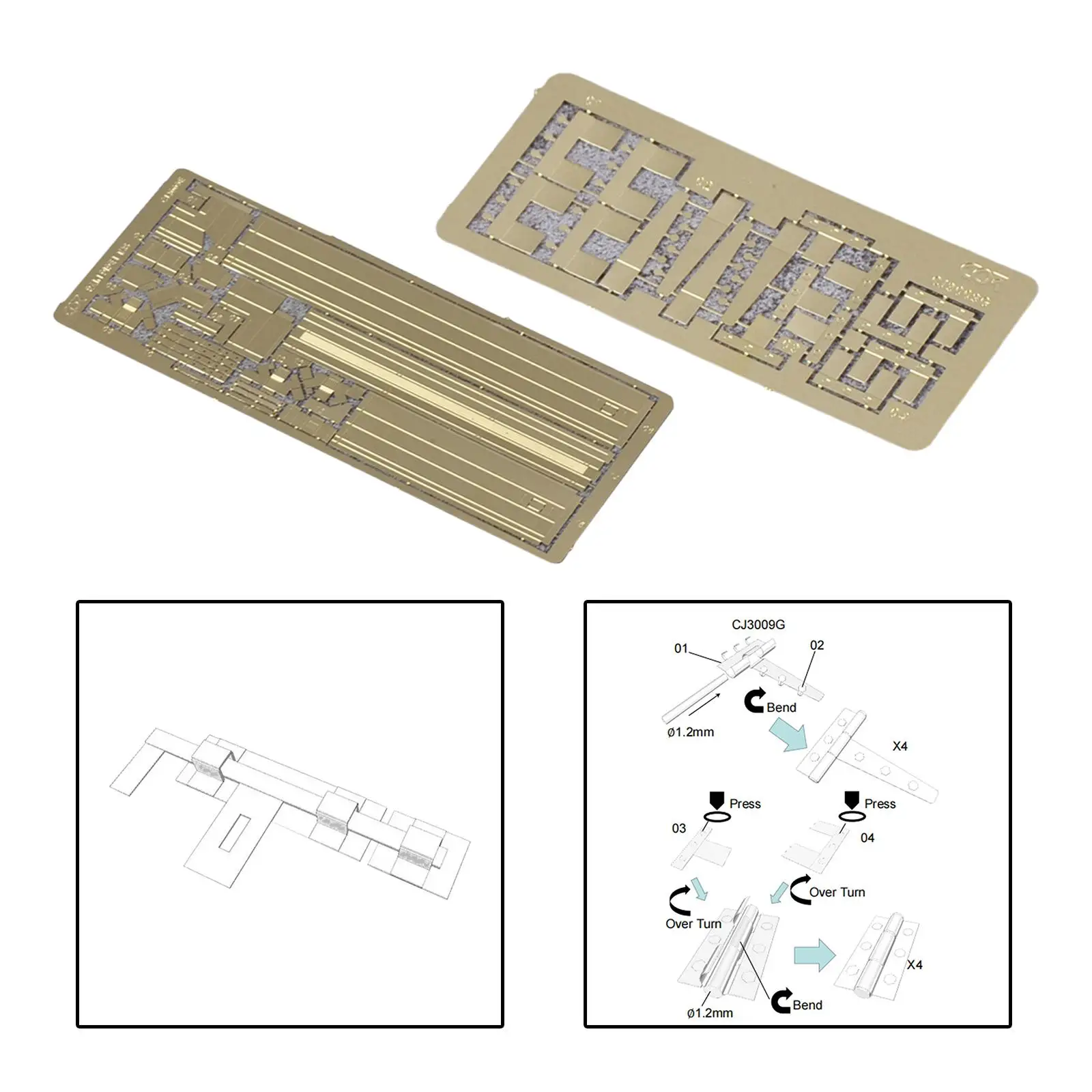 1/35 DIY 3D Enigma Modelo Latão Dobradiça Cena Tabletop Decoração Artesanato Airbrush Modelos e Stencils Acessórios De Construção Artesanal