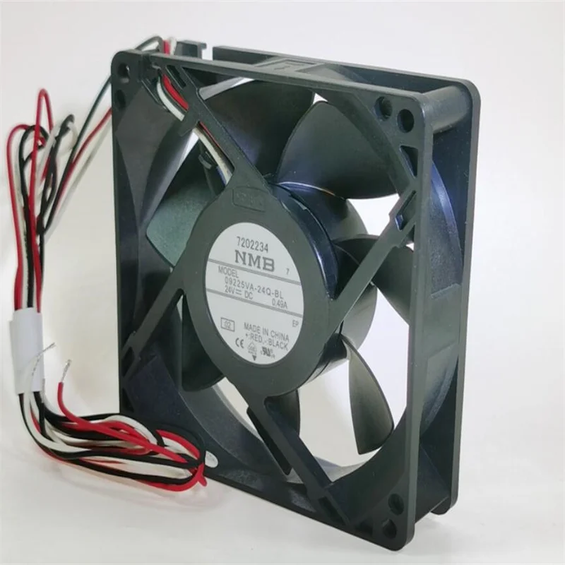 Wholesale fan: original NMB 09225VA-24Q-BL 9025/24V 9cm waterproof fan of radiator cabinet