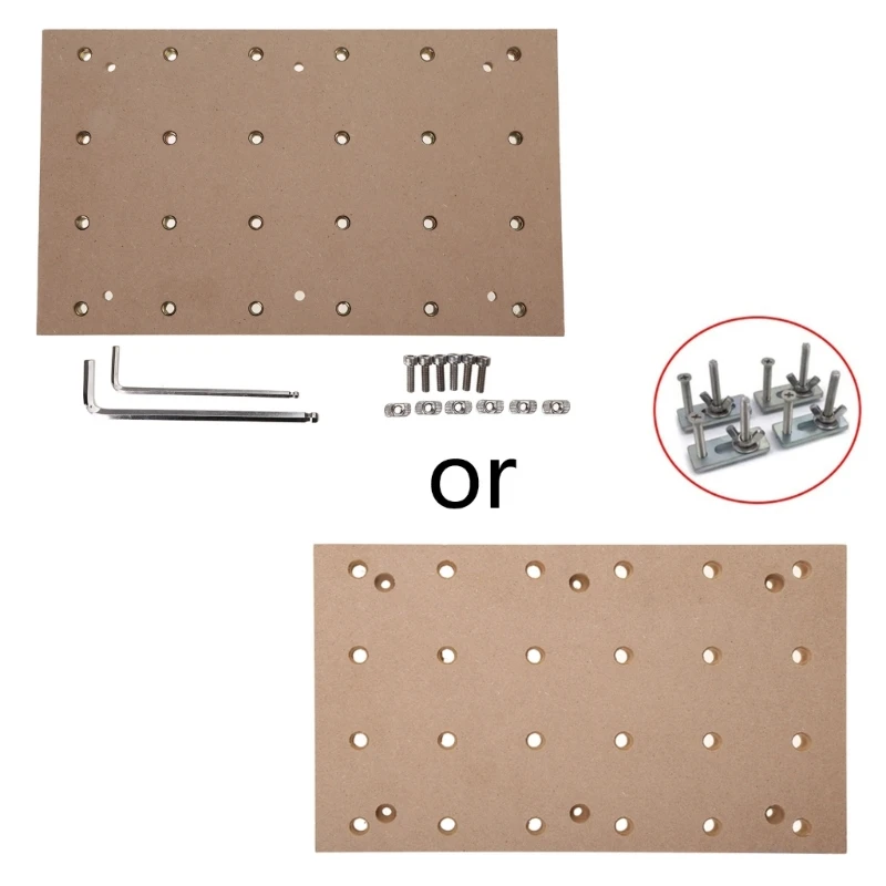 

MDF Spoilboard Worktable for 3018 Router Machine (300x180x12mm) Protect the Router Table from Damage Durability