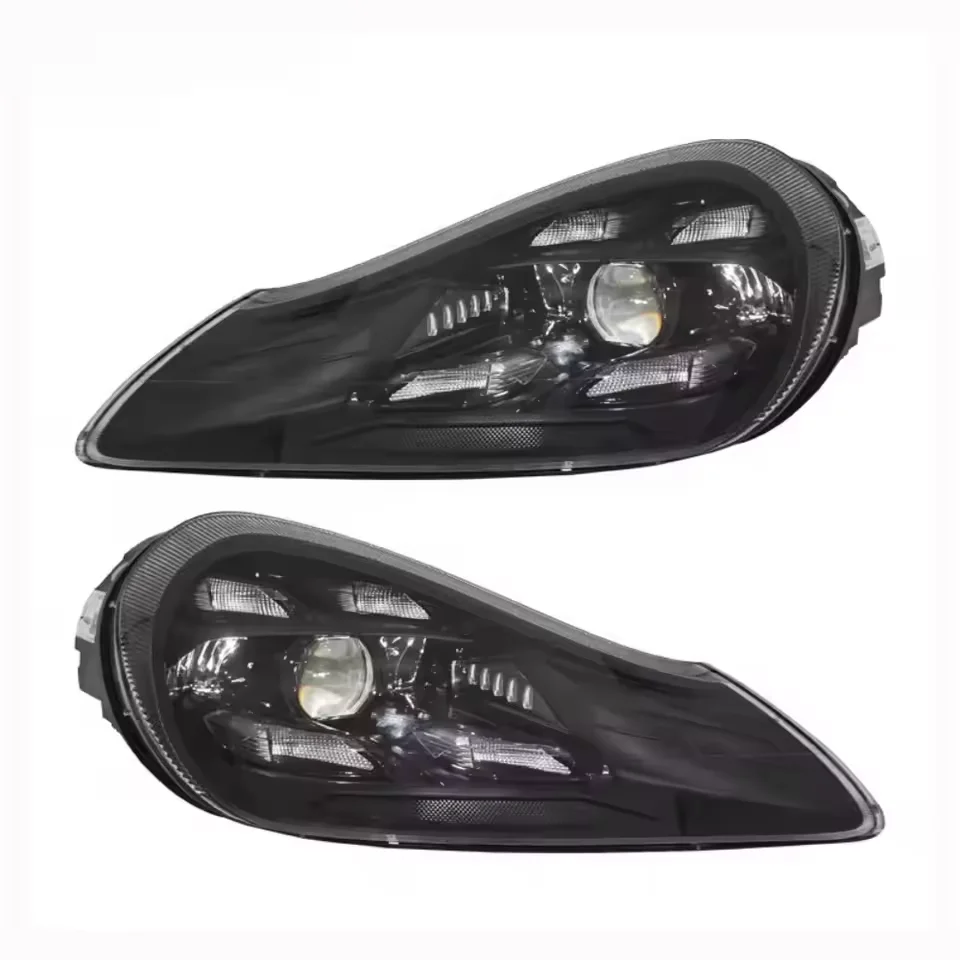 Światła samochodowe LED w stylu Matrix do Porsche Cayenne 957, reflektory 2007-2010, ulepszony zestaw DRL, Plug & Play — 2