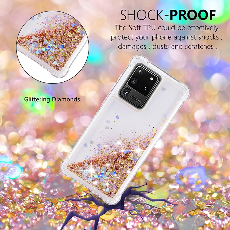 Glitter Starlight Silicone Case Case For Samsung S25 Ultra S24 FE S23 S22 S21 Plus A15 A16 A26 A36 A56 A55 A54 A35 A34 Cover