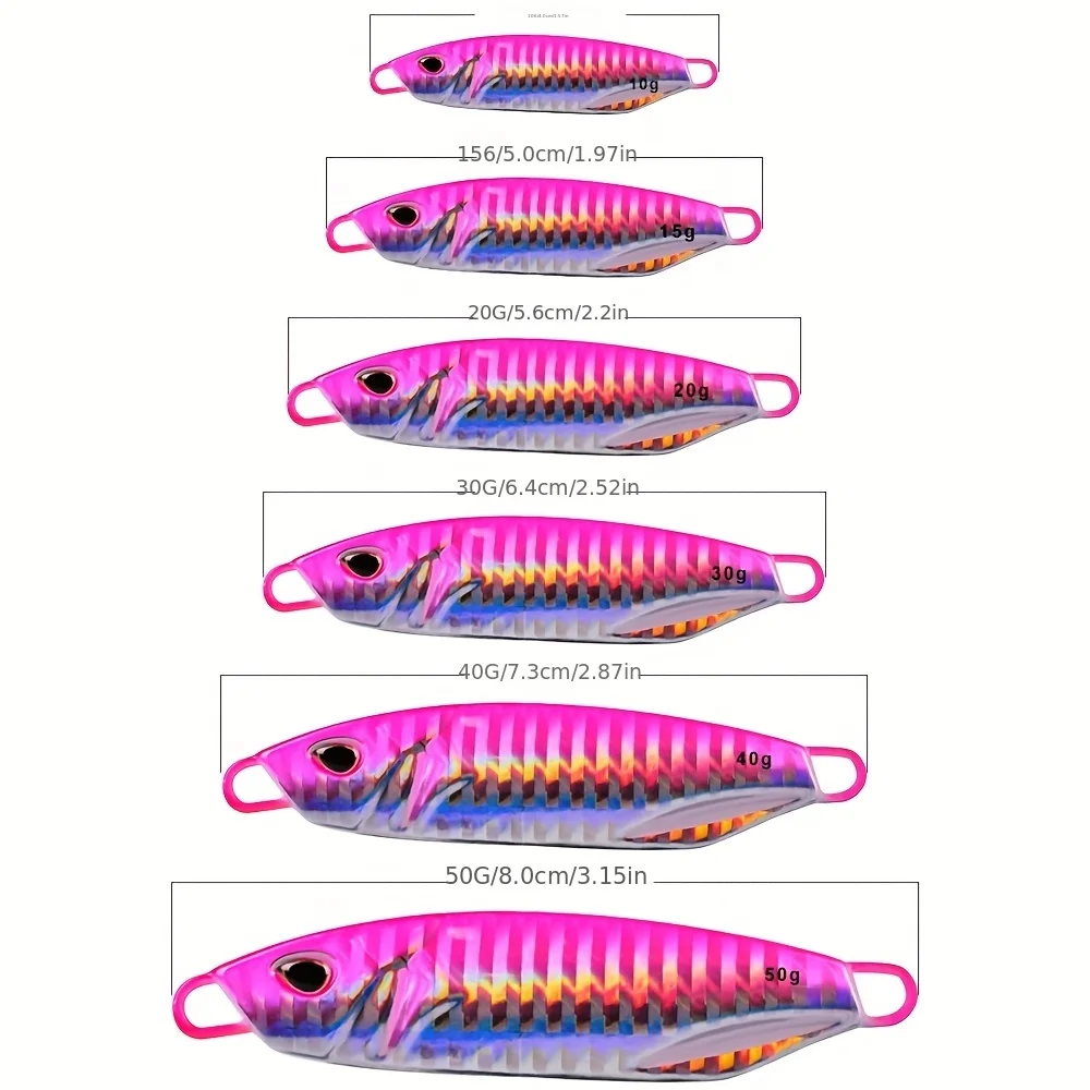 Jig Head Metálico Proberos - Señuelo para Lubina y Trucha