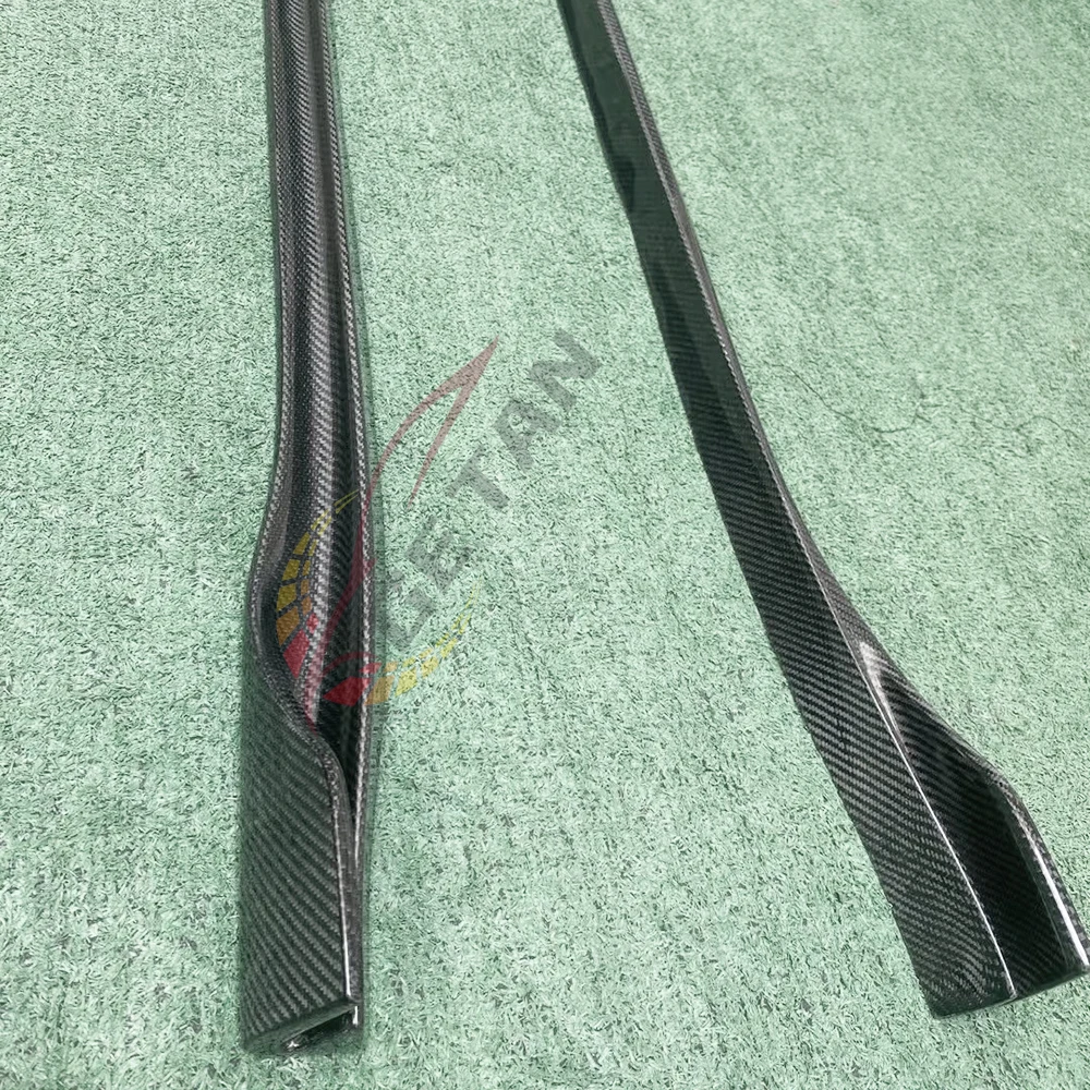 V-образный стиль, высококачественная боковая юбка из углеродного волокна, боковой бампер для модели 3.