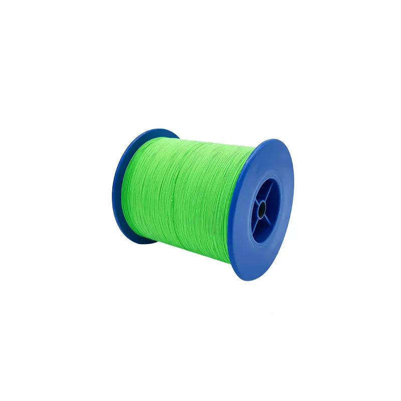 VOOFENG 0.5mm 4000 metri PE Fluo.Green Double Sides filo riflettente maglia di seta sui vestiti fettuccia cappello scarpe calzini RS-11RT