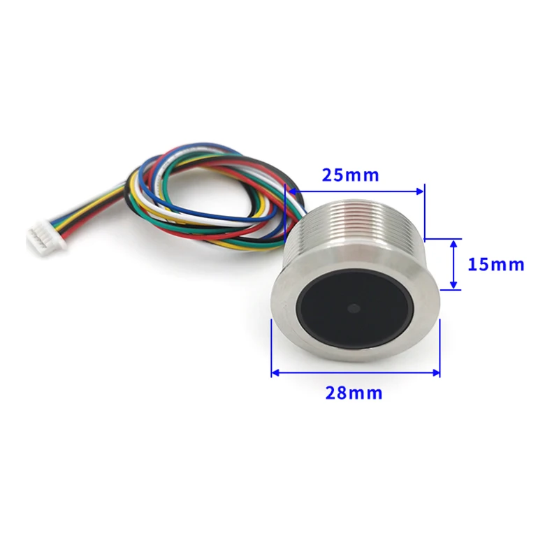 GM861 UART/USB Stainless Steel Enclosure Ring Indicator Light 1D/QR/2D Bar Code Scanner QR Code Barcode Scanner Module