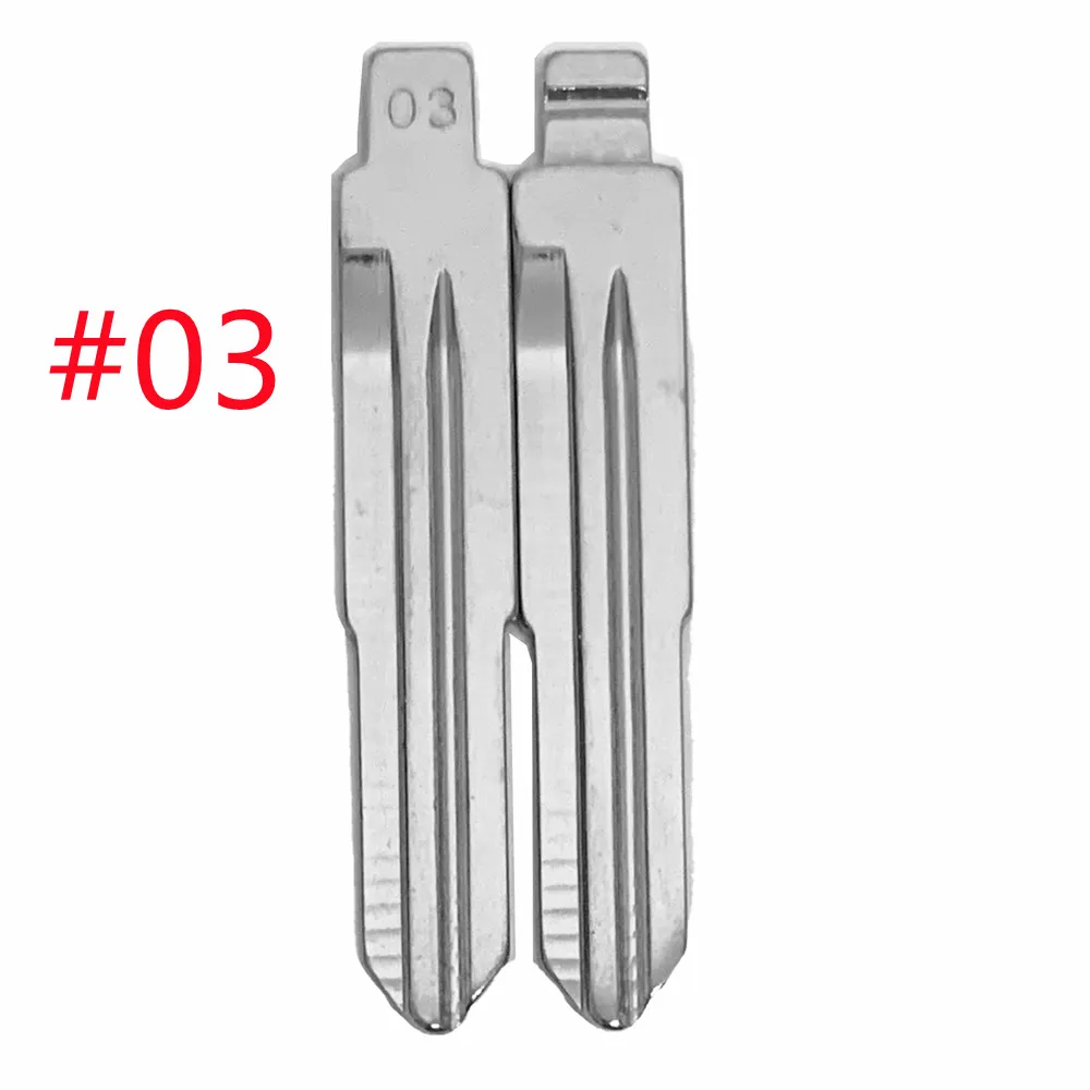 10pcs Metal HON58 Car Key Blade 03# KD Remote Blank Key Head for Honda Odyssey Accord for Xhorse VVDI JMD KEYDIY Locksmith Tool