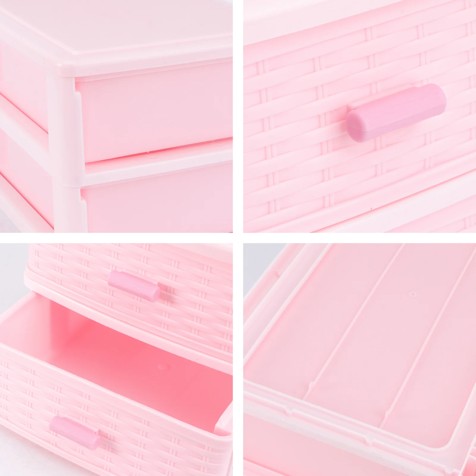 1pc Drawer Type Storage Box Organizer Multi-Layer Desktop Cabinet Environmentally Friendly Plastic Dormitory