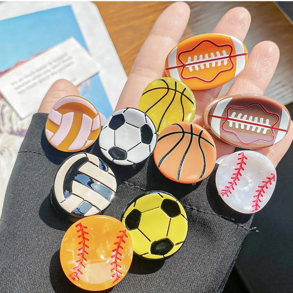 Essigsäure Haarnadel Basketball Fußball Haarspange Kleine Halteklammer Rugby Softball Haarspange Kopfbedeckung Haarschmuck