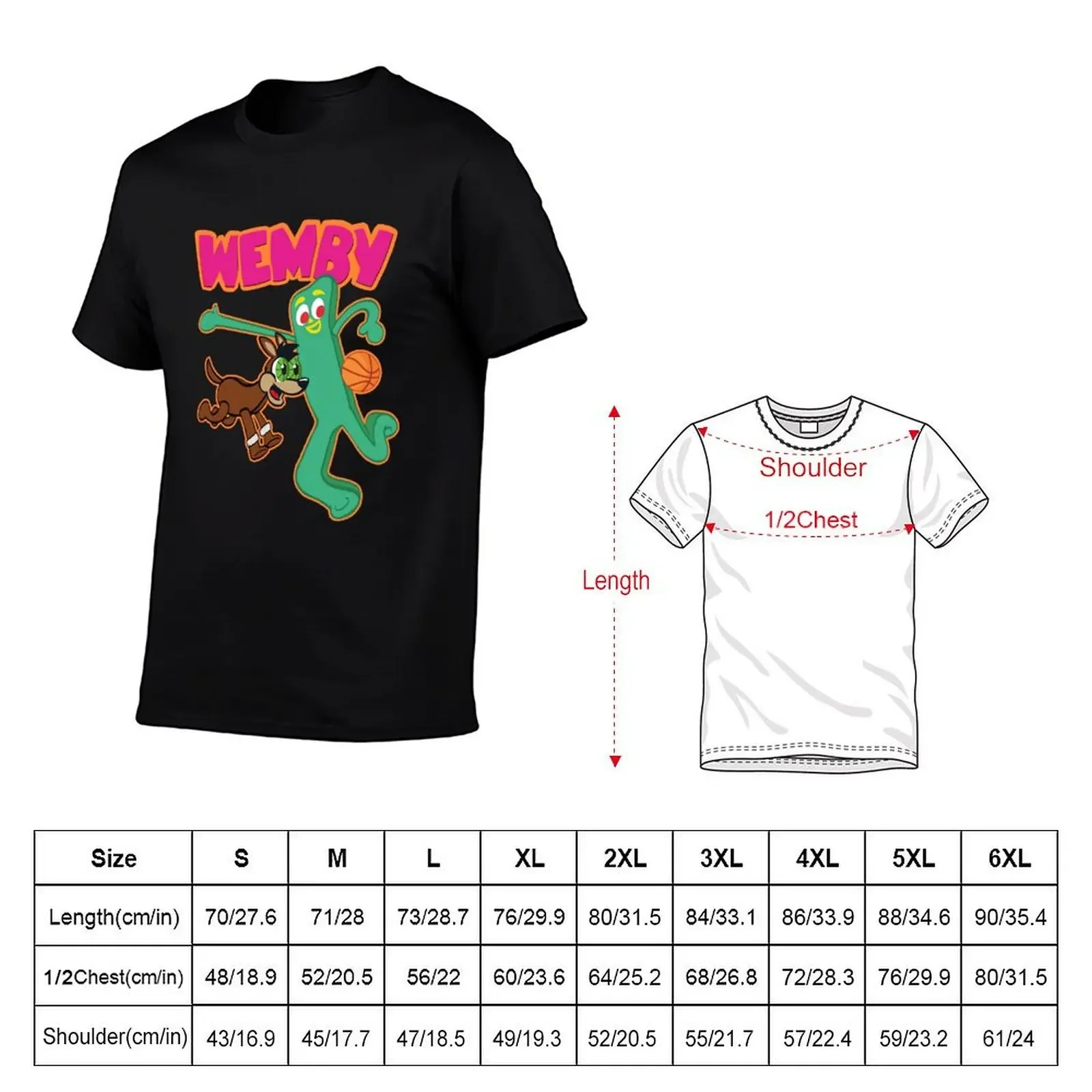 wemby T-Shirt custom shirt oversizeds Personalized t-shirt new edition funny t shirts men