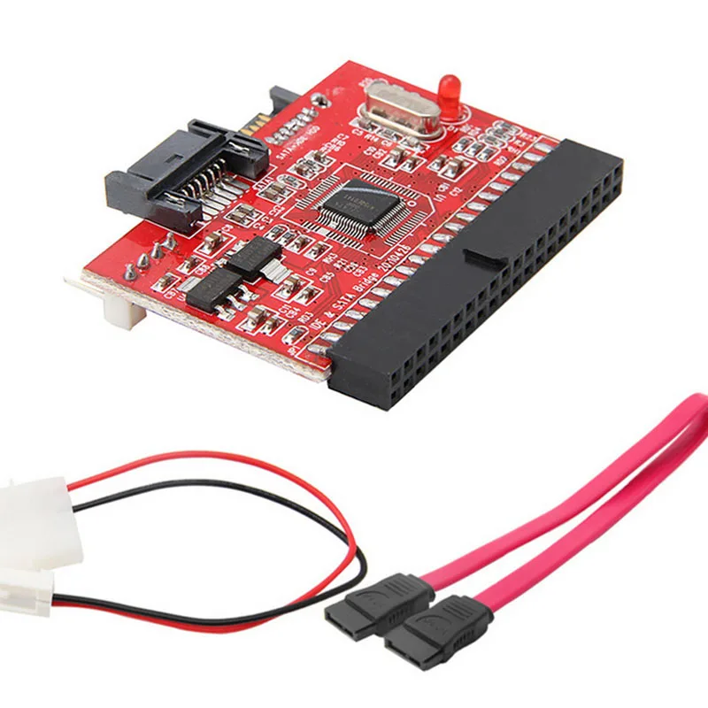 40pin IDE to 15P SATA converter SATA to IDE adapter Bidirectional conversion card Computer hard disk motherboard conversion card