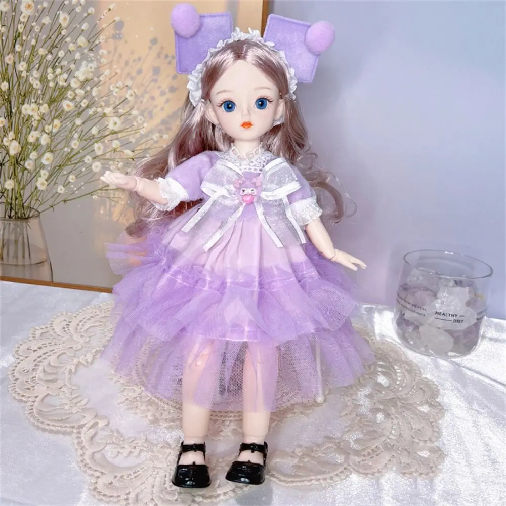 with Clothes BJD Dolls 3D Eyes Dress Up Simulated Eye Hinge Doll Simulated Eye Colorful Removable Joints Doll Kids Toy