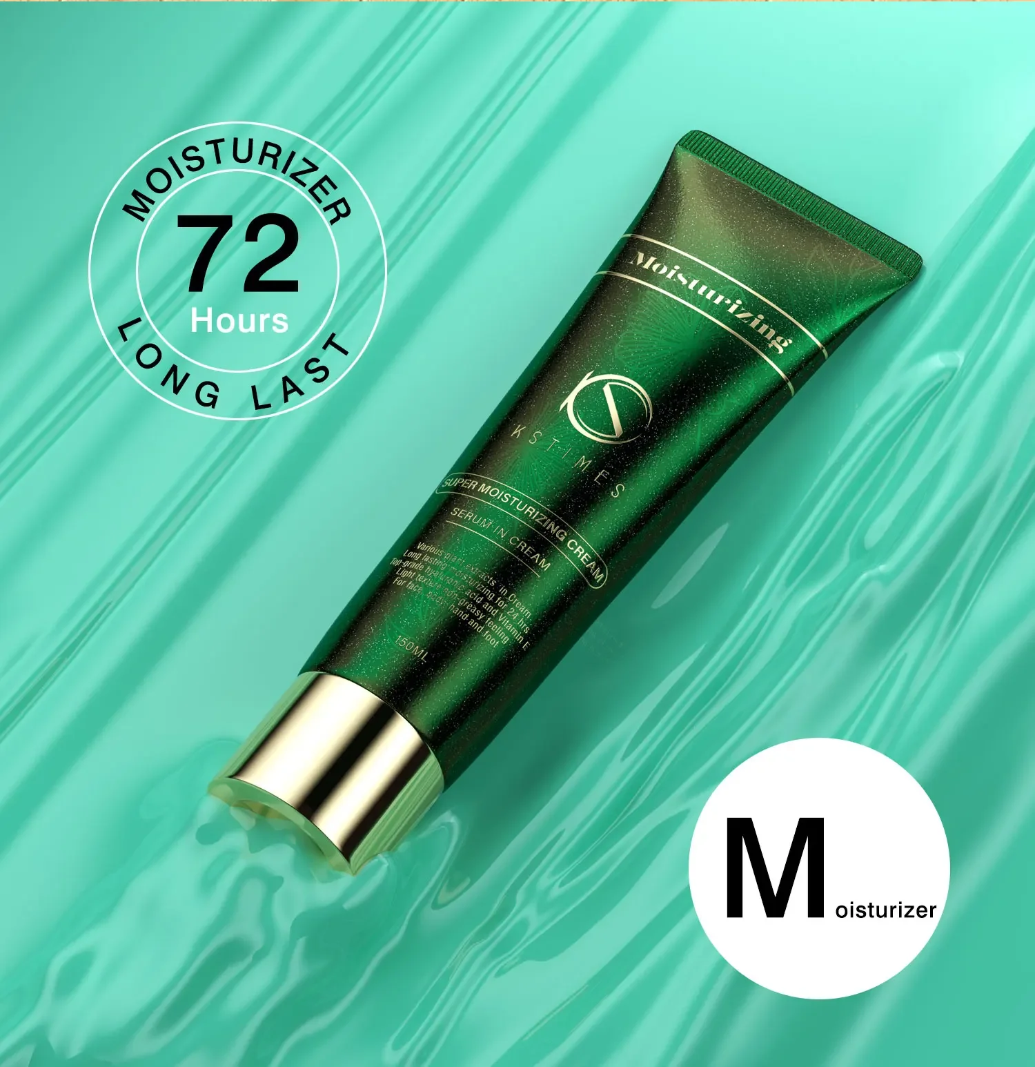 

Korean Skin Care Daily Facial Moisturizer Light Texture Non-greasy Feel Moisturizing Face Moisturizing Cream for All Skin Types