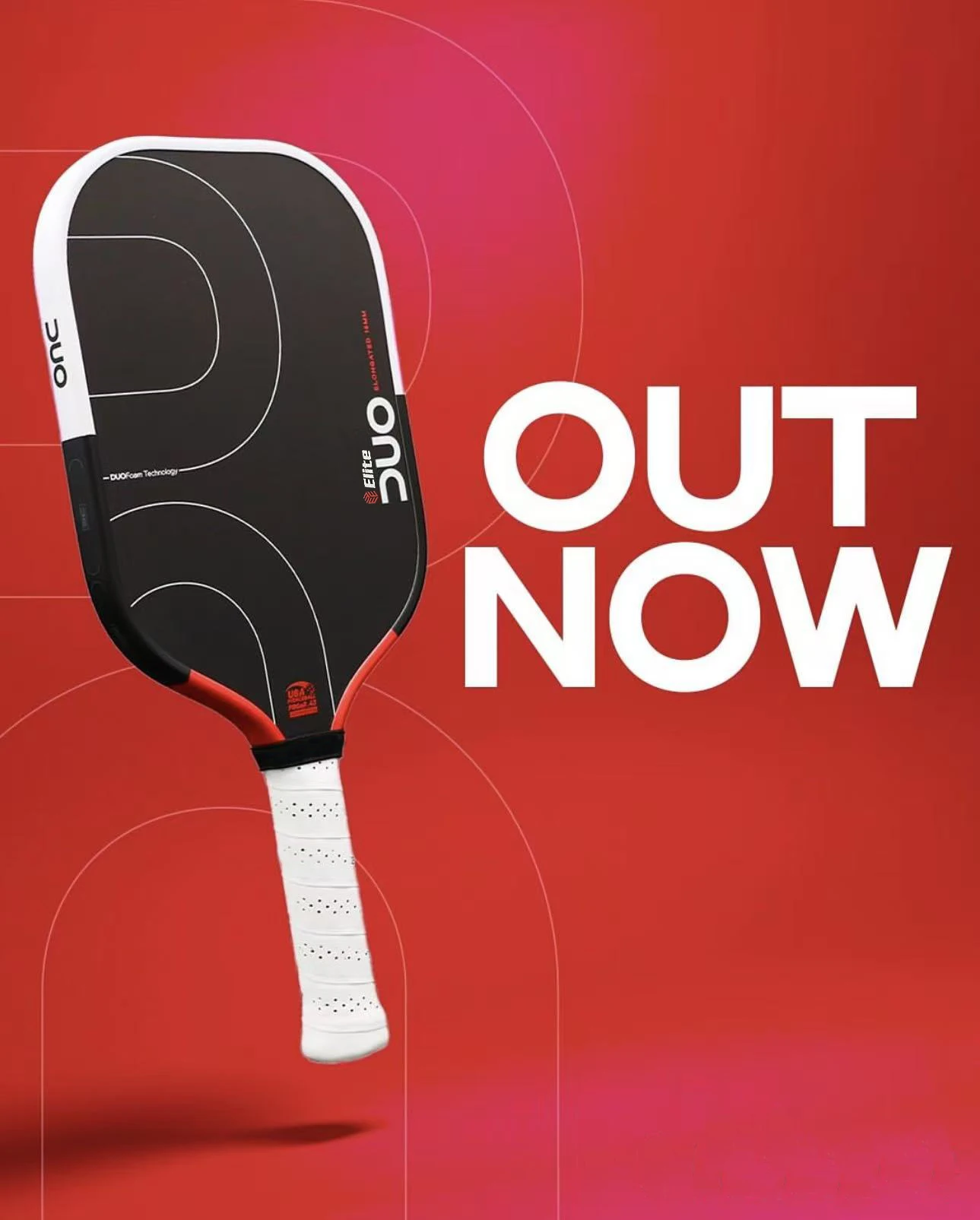 

DUO GEN5.0 Pickleball Paddle Black Foam Core Increases Sweet Spot 3-Layer Carbon Fiber Rough Textured Grip Non-Slip Breathable H