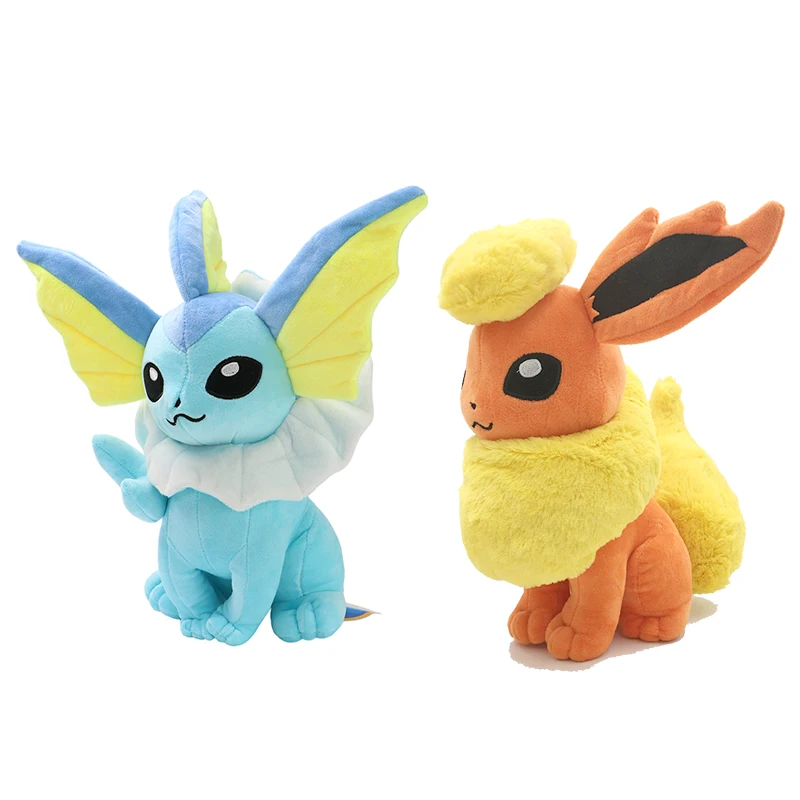 22-37cm Eevee Jolteon Leafeon Pokemon Plush Toys Sylveon Glaceon Umbreon Stuffed Peluche Dolls Bize Size Anime Halloween Gifts