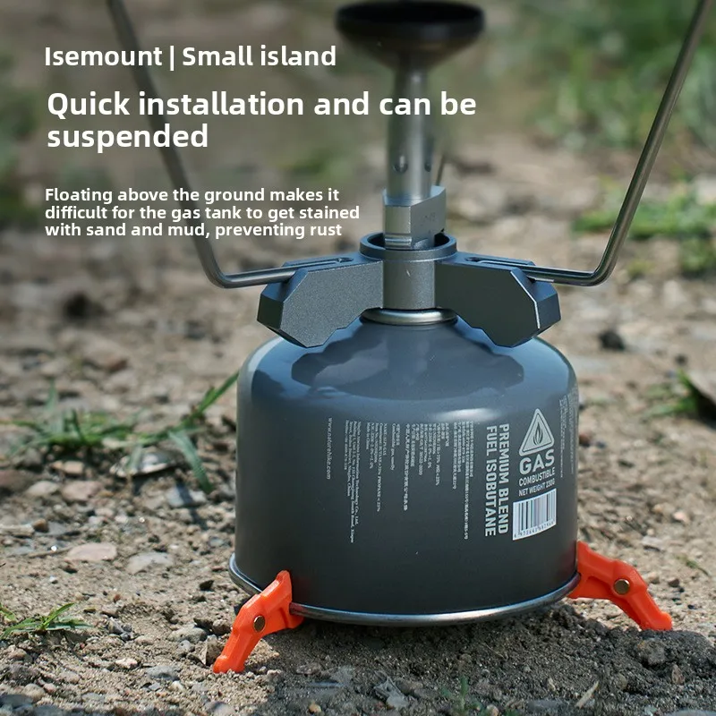 ISE MOUNT في الهواء الطلق مثلث حامل خزان الهواء المغناطيسي متعدد الوظائف خفيفة الوزن البلاستيك خزان الغاز حامل التخييم الملحقات
