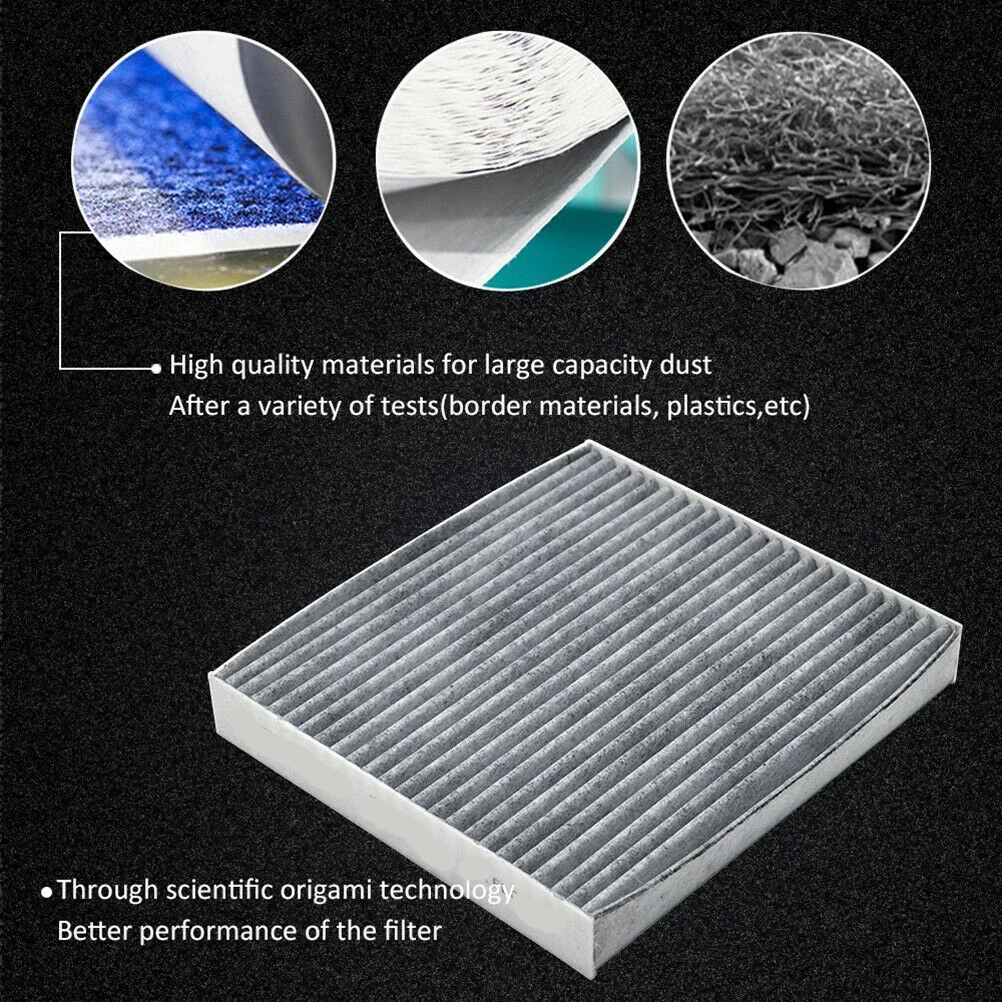 

Car Carbon Fiber Cabin Air Filter For Lexus ES350 GS430 GX460 LS460 LX570 For Toyota 87139-YZZ08 87139-50100 Car Accessories