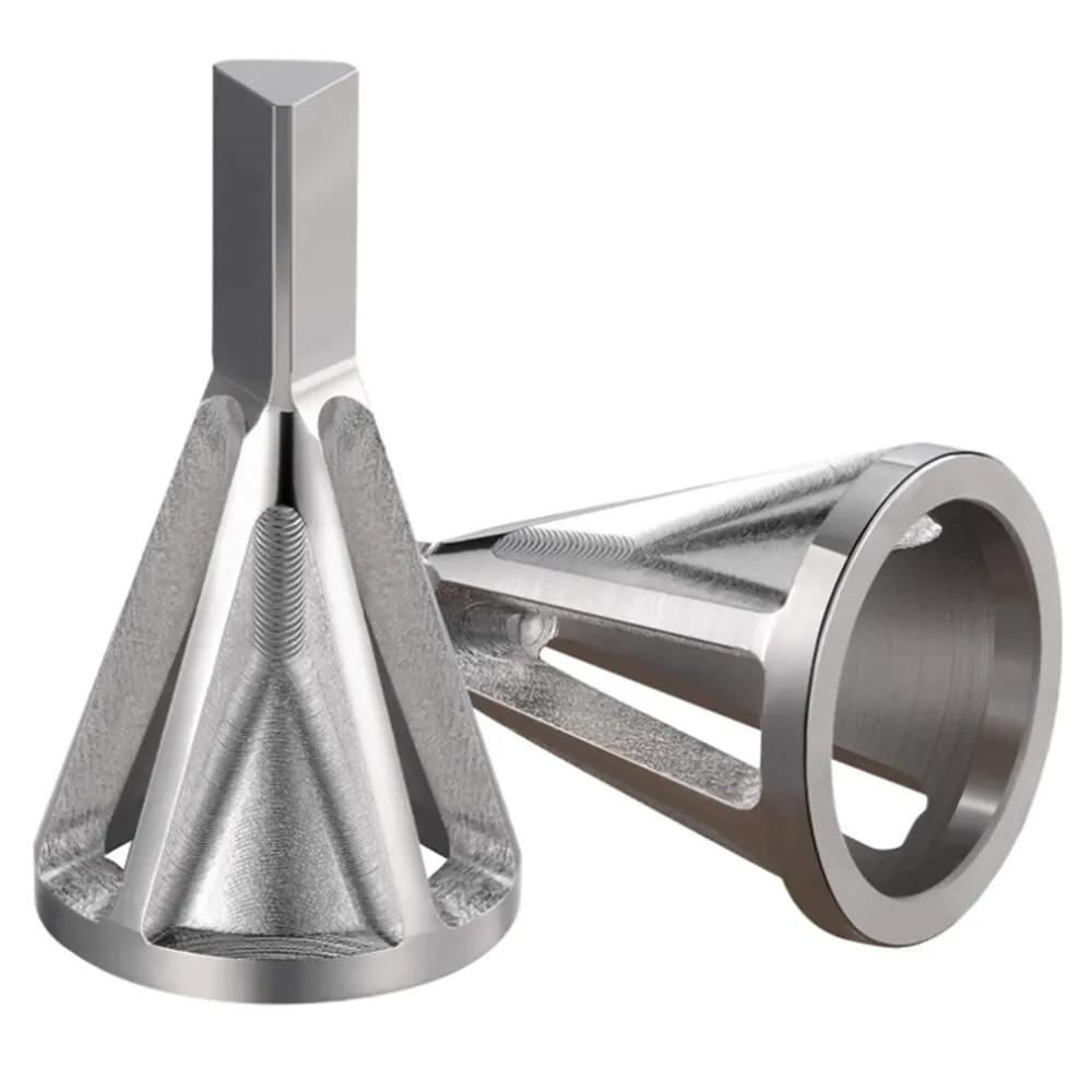 High-Speed Steel Deburring And Chamfering Tools Stainless Steel Drilling Triangle Shanks Hexagonal Threaded Edges Power Drill