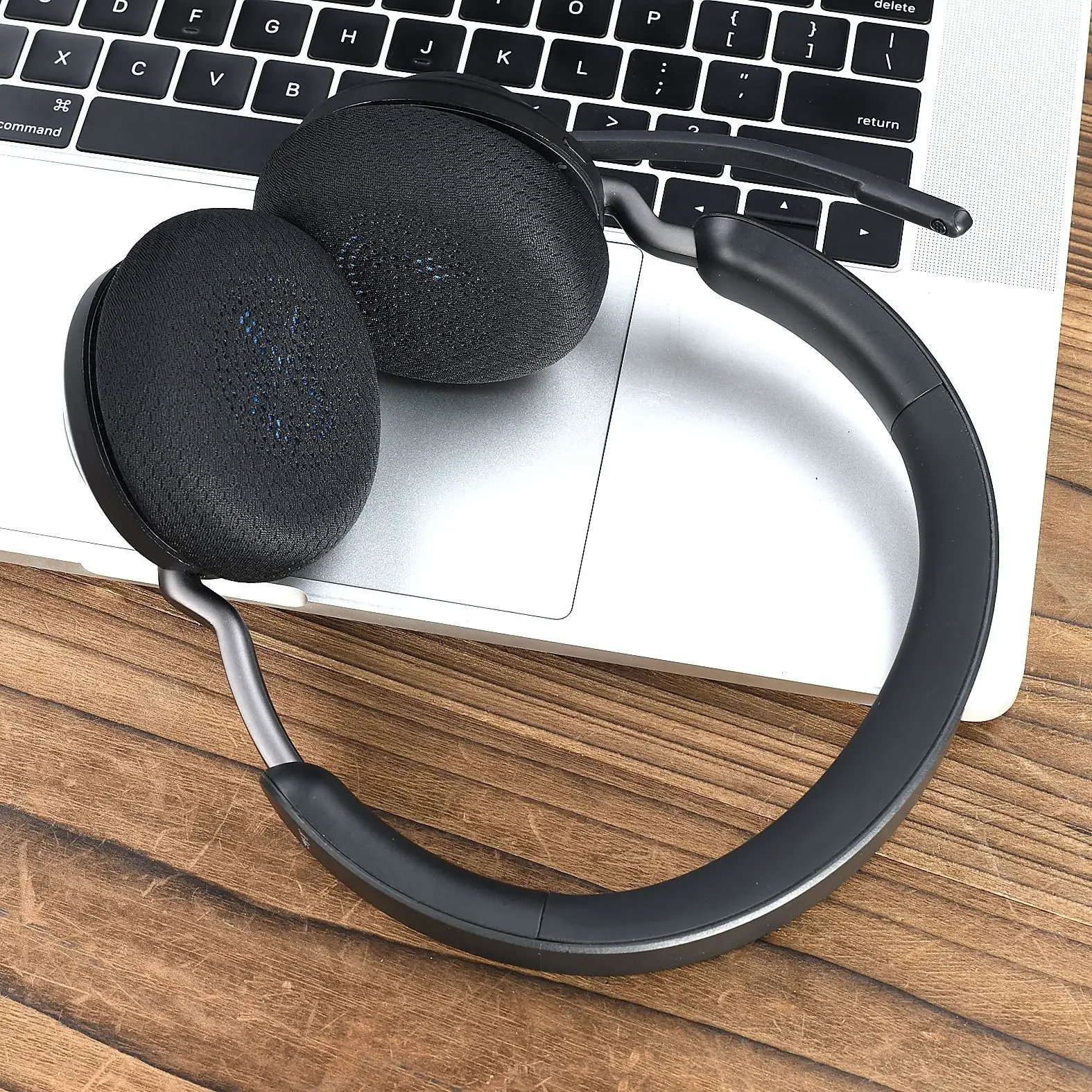 استبدال وسادات أذن شبكية لكرة القدم قابلة للتنفس لـ Jabra Elite 45h Evolve2 65 UC سماعة أذن غطاء إصلاح الملحقات11.03 ، #4