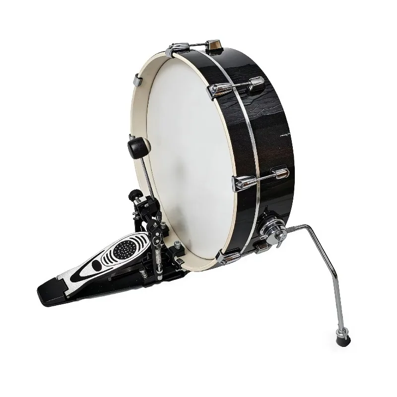 16/18/20 X 4-inch professional portable double-layer steel-wood non-slip bass drum pad for drum sets