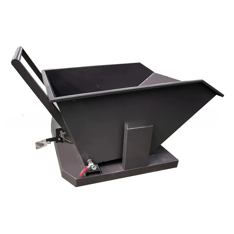 

Self-dump dump bucket chip collection car, machine tool chip removal machine, iron chip car, heavy-duty trolley, workshop garbag