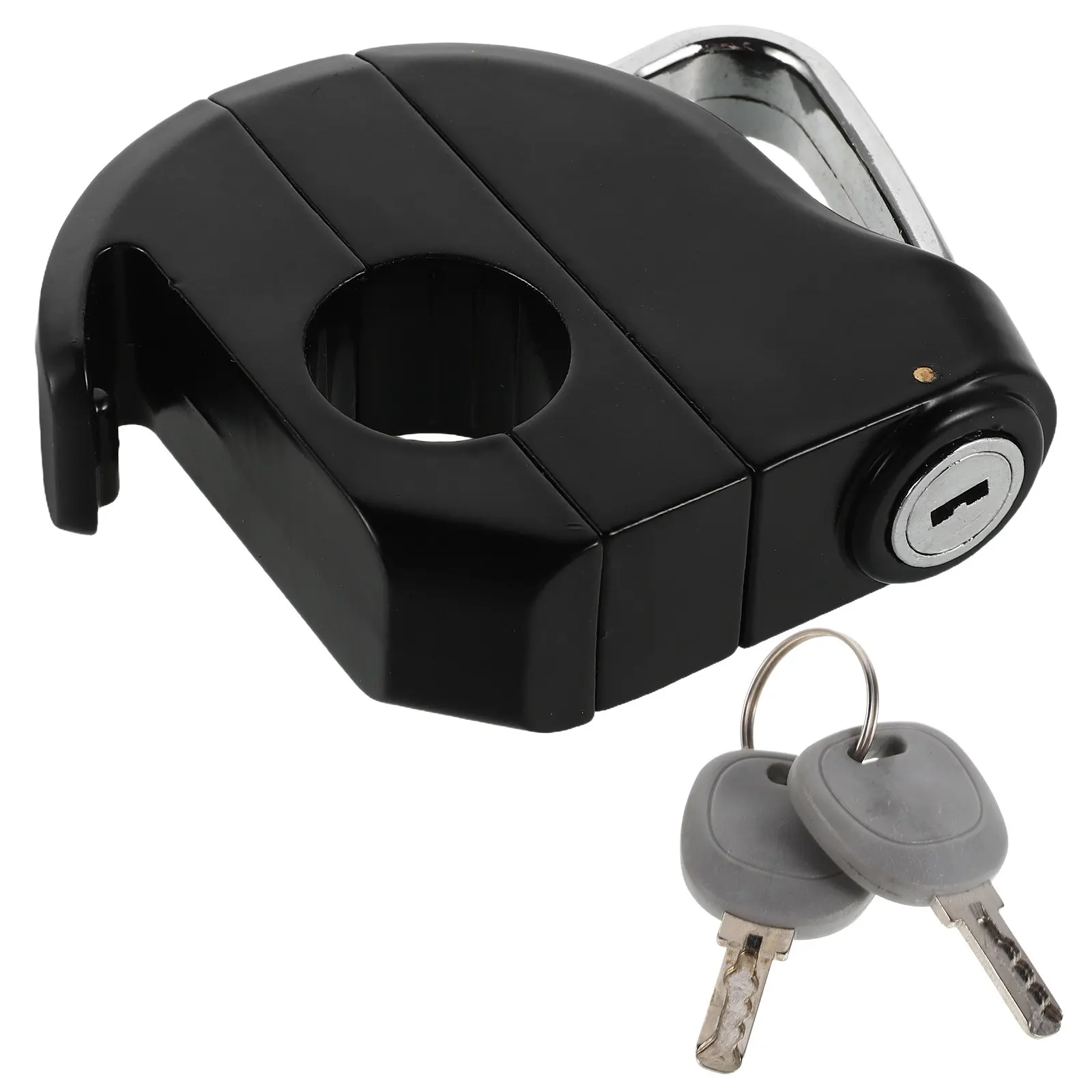 

1Set Motorcycle Lock Universal Anti-Theft Aluminum Alloy Holder for Electric Scooter Bicycle Handlebar Helmets Security