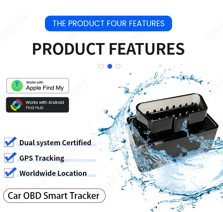Dual-System Android IOS Google Find My Car OBD für iPhone Kompatibel mit allen Auto-OBD-Ortungsgeräten Überwachungs-Tracker Fahrzeug – Detail 4