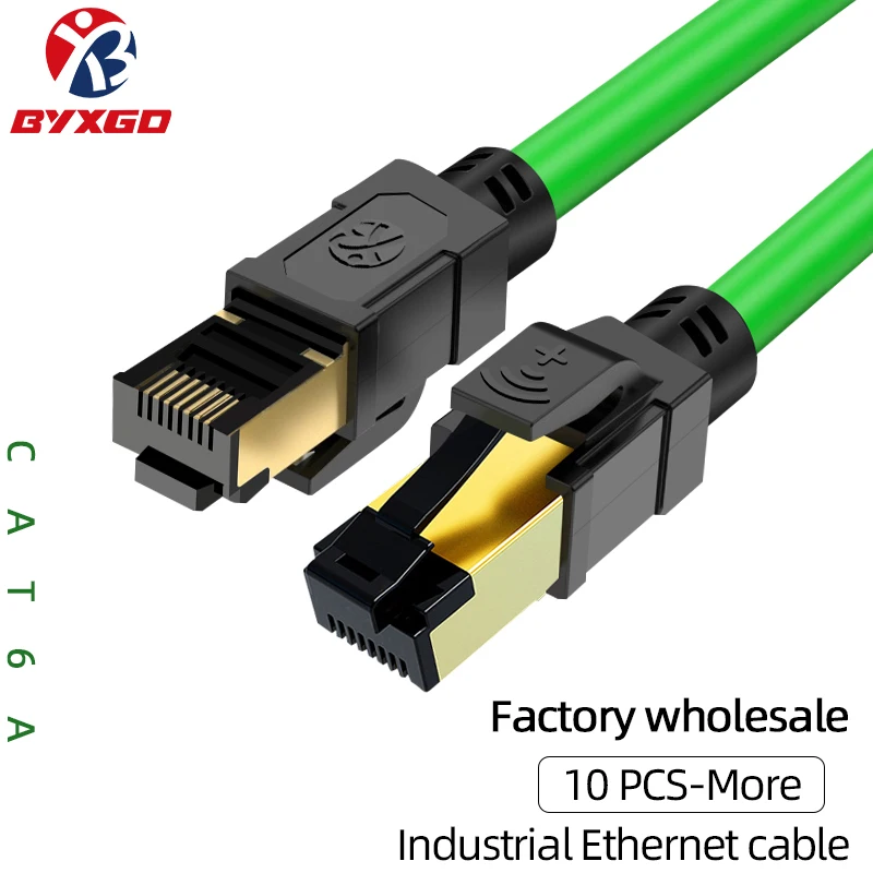 

Factory wholesale CAT6A RJ45 Industrial Ethernet cable For Switch,Siemens,Profinet,PLC, Flexible RJ45 Shielded Industrial Cable