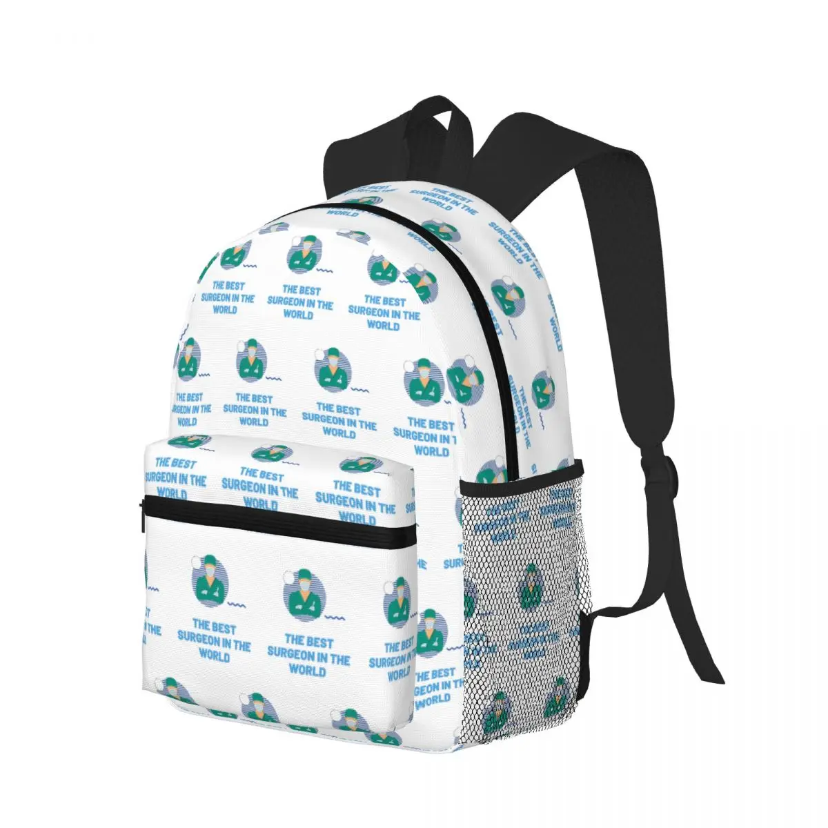 

The Best Surgeon In The World Student Backpack School Bag Hiking Travel Daypack for Boys Girls Bookbag Shoulder Bags