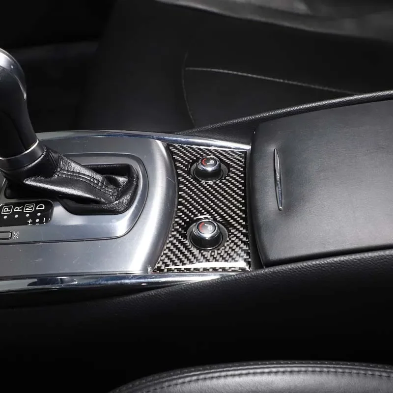 Soft Carbon Fiber For 2007-2013 Infiniti G25 G35 G37 Car Interior Decoration Sticker Center Control Modification Car Accessories