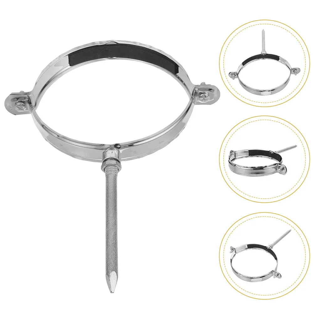 

6Pcs Stainless Steel Chimney Pipe Brackets Fixing Accessories for Flue Tube Mounting Support Wall Clamp Kit High Temperature