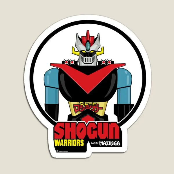 Shogun Warrior Mazinga imán decoración hogar lindo para organizador de nevera pegatinas de bebé juguete refrigerador colorido magnético niños
