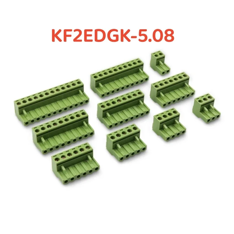 Kf2edgk 5.08 2edg 2p ~ 12p, conector do PWB, encaixe, bloco terminal 2edgk 5.08mm 2pin ~ 12pin, 10pcs