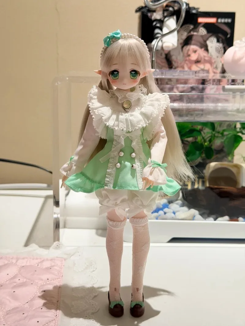Moowoo Art 1/6 Bjd Doll Akashi Record Grafted Hair Head Articulated Action Figure Blind Box Trendy Collectible Toy Gift In Stock - view 4
