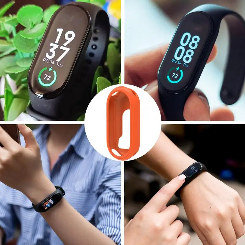 Pokrywa ochronna miękki silikonowy pokrowiec etui na opaski na nadgarstek wymienne etui ochronne odporne na zużycie silikonowe sportowe