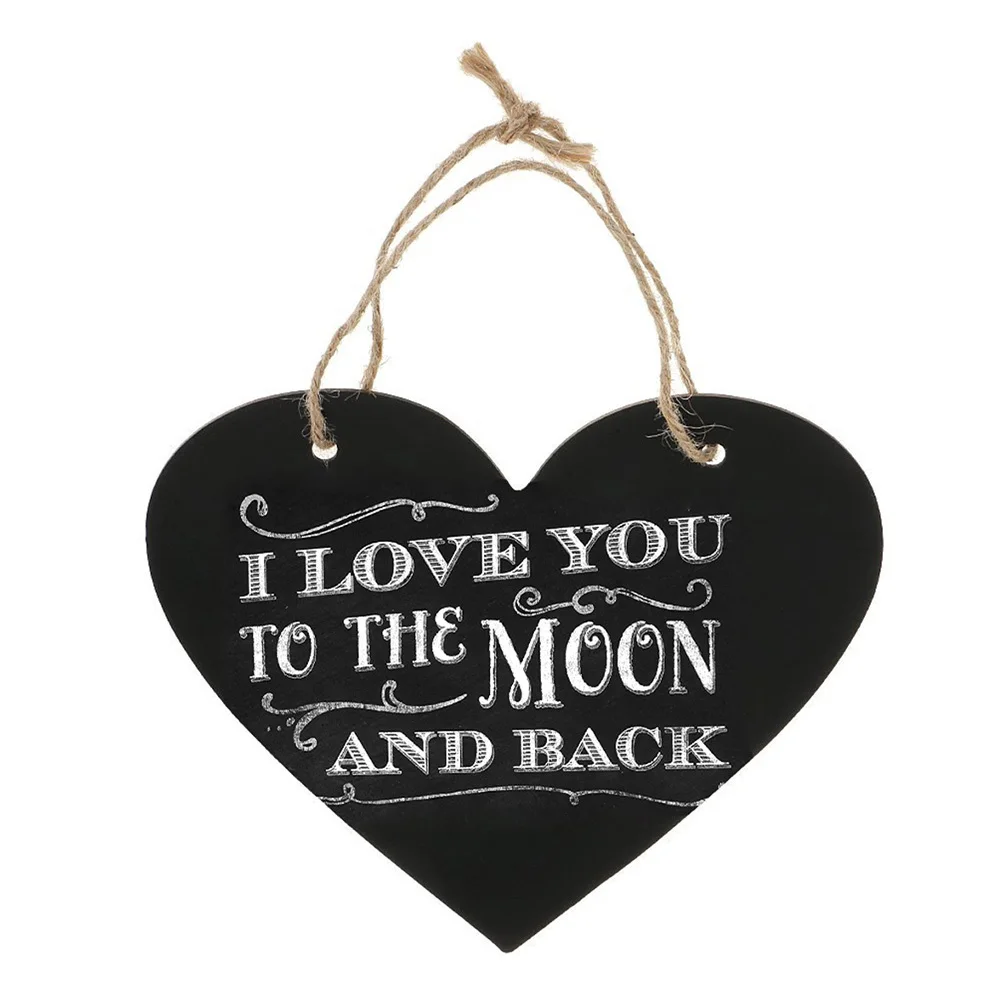 

1pcs Chalkboard Mini Chalkboard Signs Wooden Hanging Blackboard Sign For Wedding Party Decor Chalkboards Message Board
