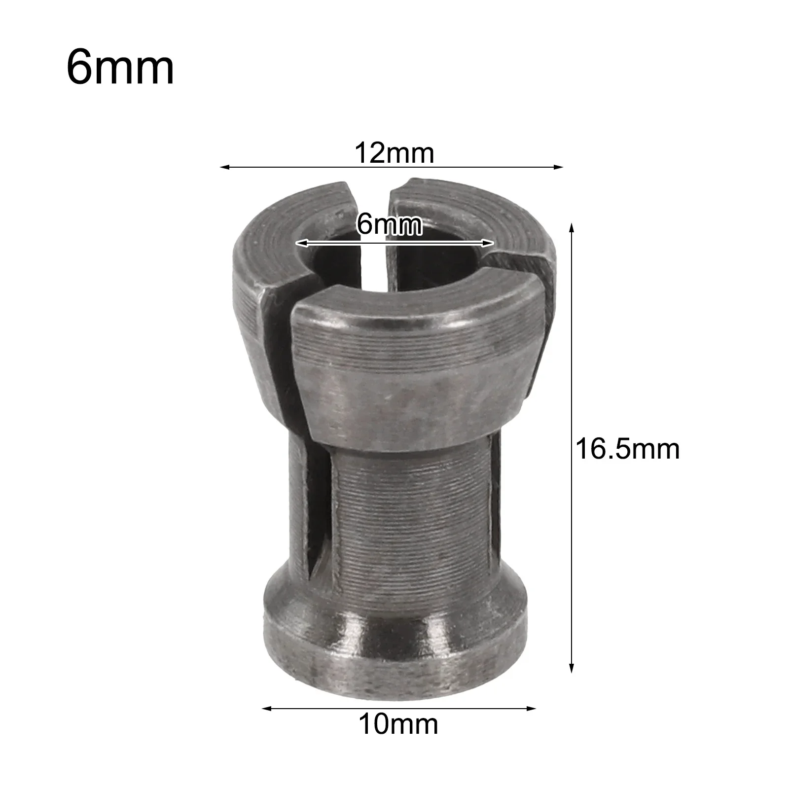 1/3pcs Collet Chuck Milling Cutter Adapter For Trimming Engraving Machine Wood Milling Cutter Wood Router 6 / 8 / 6.35mm