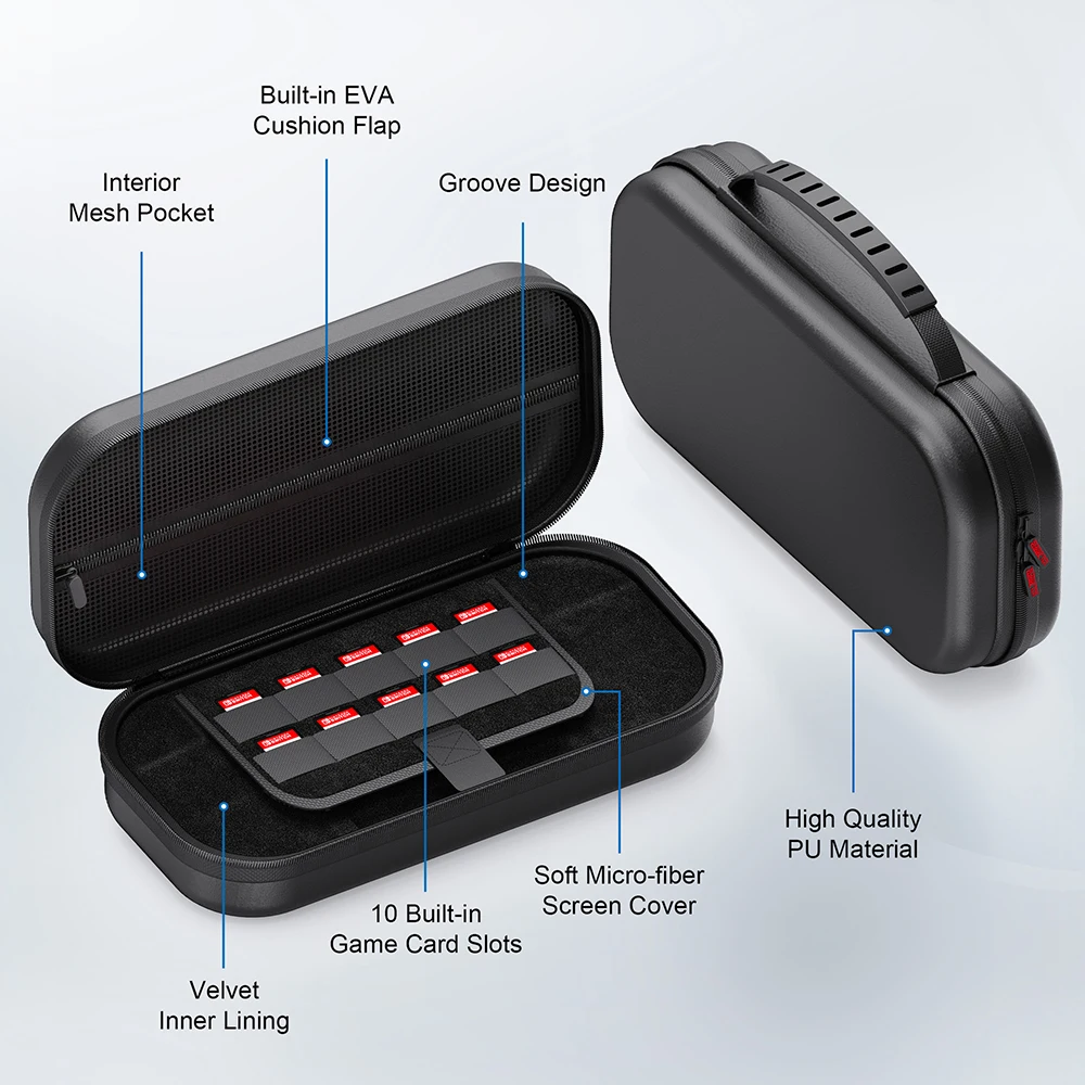 New Large Carry Case for Switch 2 Console Protective Hard Portable Travel Bag Pouch Case for NS Switch2 Game Accessories