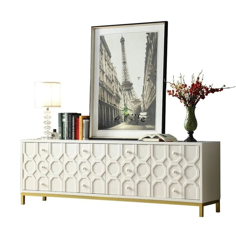 

Американский простой современный шкаф для телевизора в гостиной, европейская многофункциональная модель комнаты, низкий шкаф для маленькой квартиры