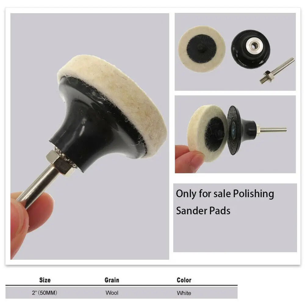 2 Inch 50mm Type R Roll Lock Discs Pads Sanding Quick Change Polishing Sander Pads For Grinder