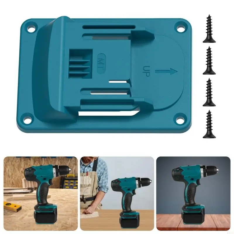 

Delicate Drill Storage Wall Organizers 5 Piece Set Practical ABS Brackets For 18V Power Tool Space Optimization Design B03E