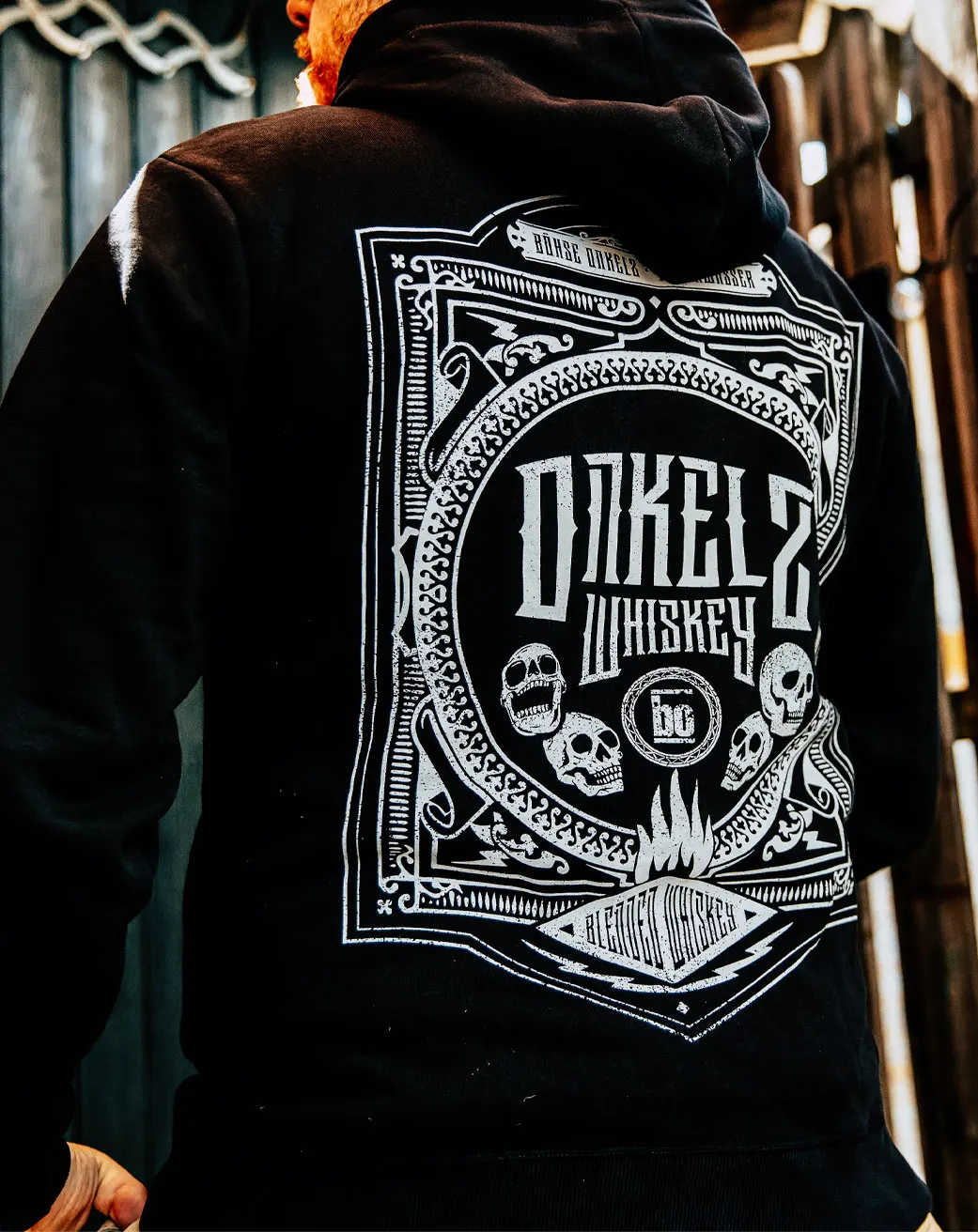 Whiskey Hoodies German Heavy Metal Böhse Onkelz Fleece Warmer Hoodie Übergroßer Y2k Herren Langarm Sweatshirt Pullover Trainingsanzug