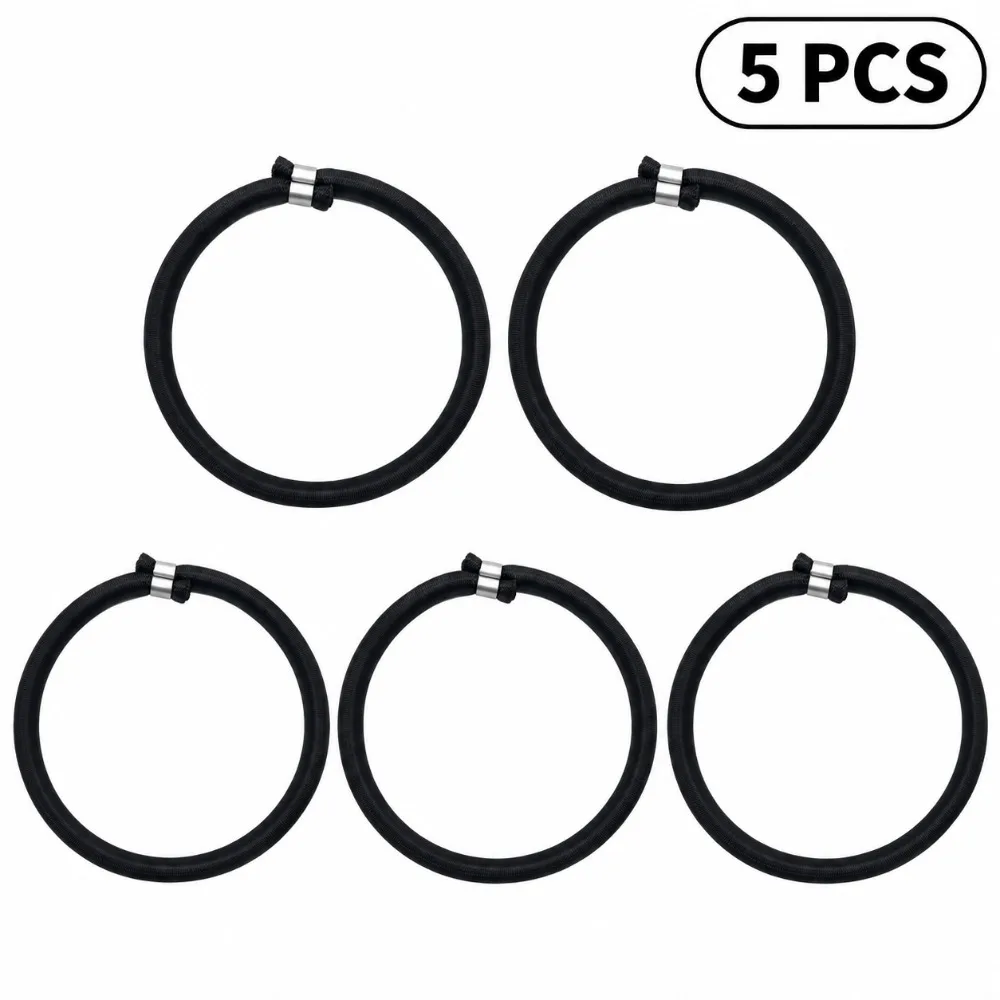 5pcs Versatile Trampoline Elastic Rope Wear-resistant Durable Stretch Cord Replacement Parts Trampoline Tie Downs Straps