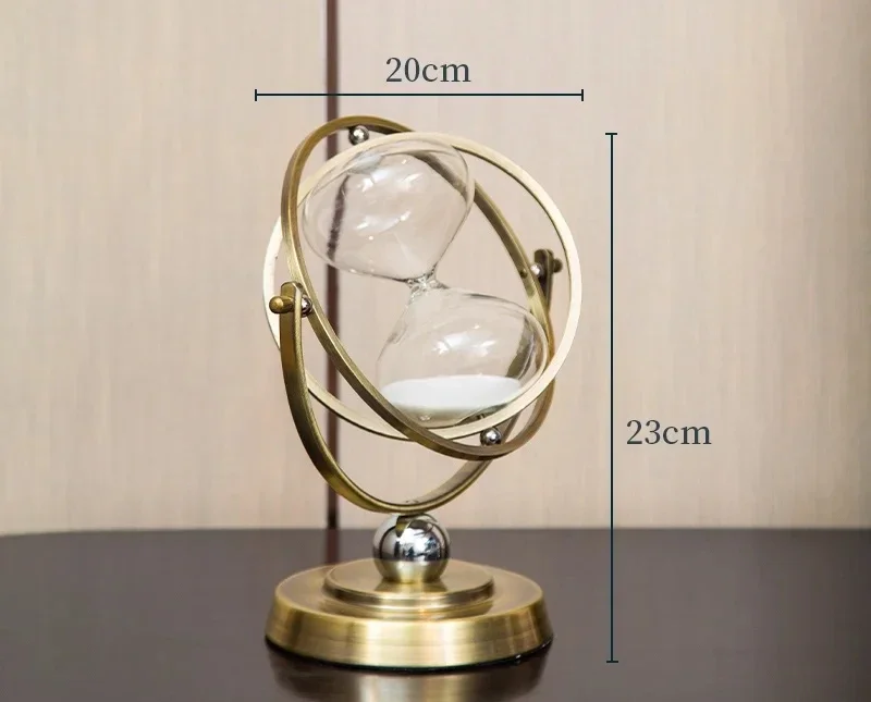 Nordic creative hourglass decoration timer 30 minutes, living room, wine cabinet, study, office, desktop, home decoration