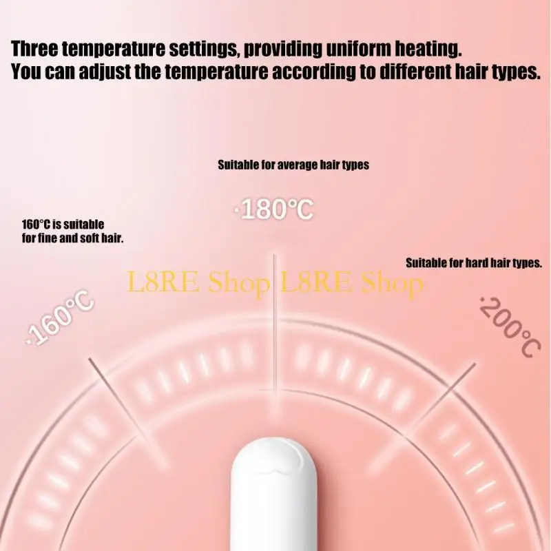 l8re-前髪や枝毛の管理に適した充電式ヘアスタイリングツール