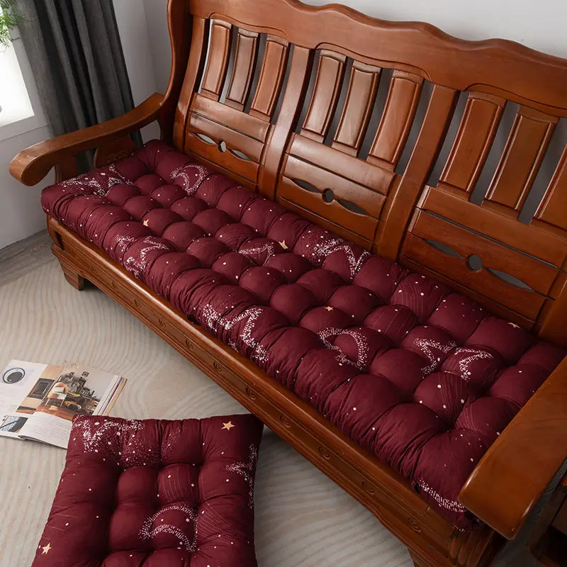 

Thickened Solid Wood Sofa Cushion All-Season Universal Long Strip Cushion Seat Cushion Mahogany Sofa Cushion